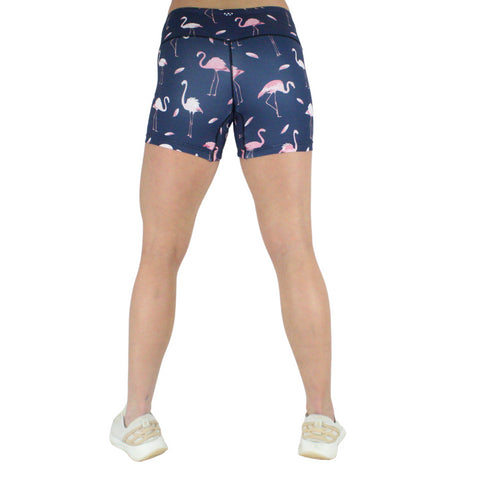 Leakproof Shorts | Mid-Rise | Flamingo