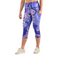 CLEARANCE Leakproof Cropped Leggings - Purple Swirl