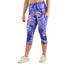 CLEARANCE Leakproof Cropped Leggings - Purple Swirl